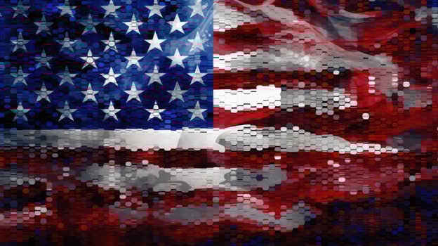 mosaic flag texture photo