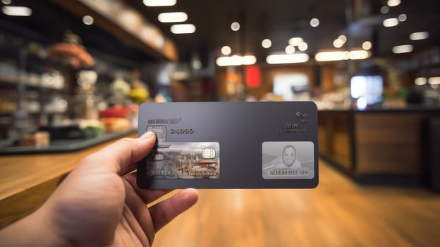 swipe gift card black photo