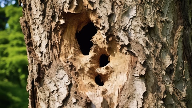 termites diseased tree photo