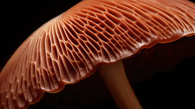 velvety mushroom texture photo