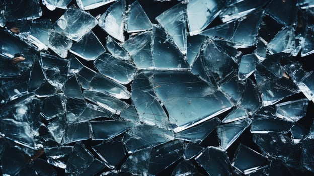 reflective broken glass texture photo