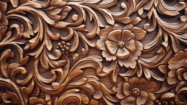 natural wood panels photo