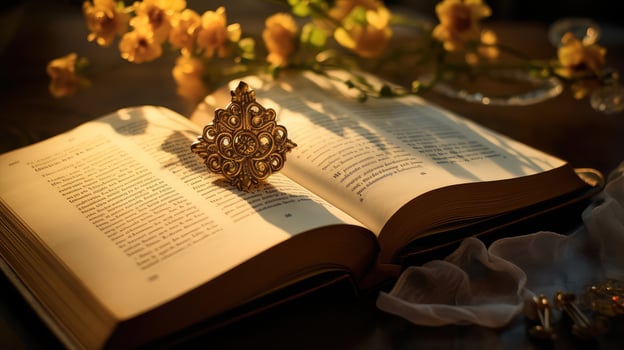 pages open book concept photo