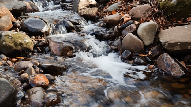 flowing running water photo