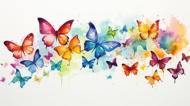painting water color butterfly photo