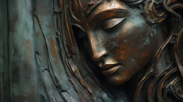 aged bronze texture photo