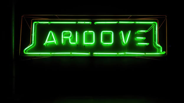 vibrant neon green photo