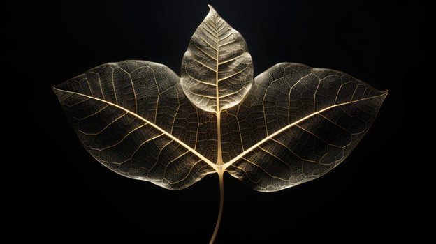 decorative skeleton leaf photo