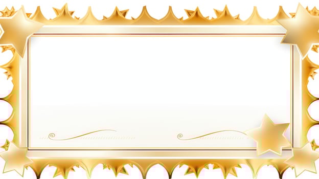 achievement gold star border photo