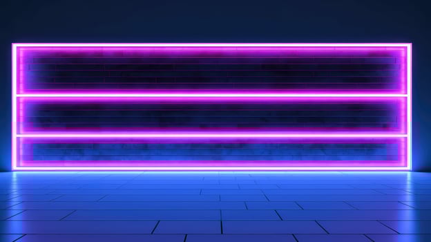 minimalist neon wall background photo