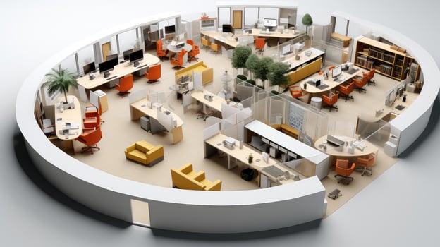 modular office planning photo