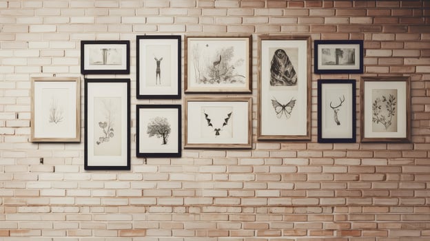shades gallery wall frames photo