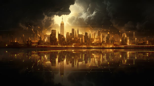 skyline city of gold photo