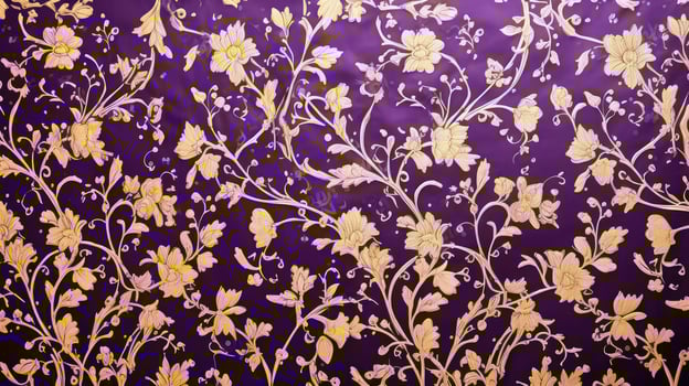 floral gold and royal background photo