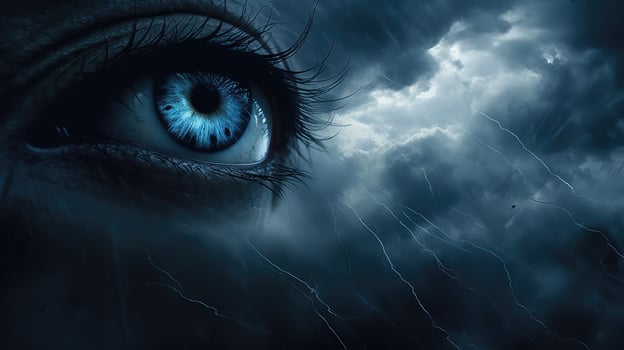 sky eyes blue photo