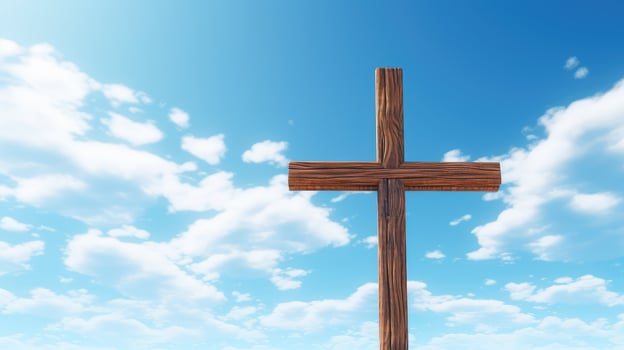 photo wooden cross illustration