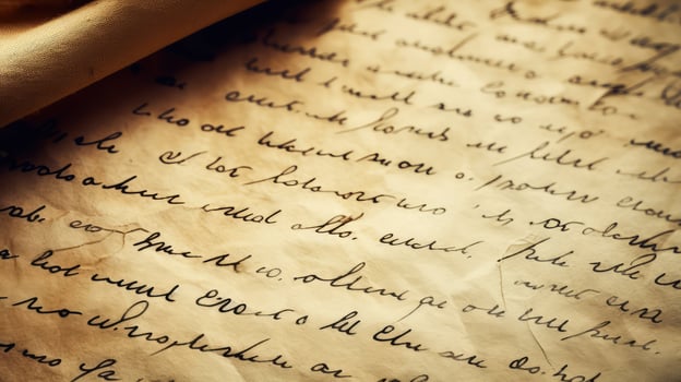 vintage handwriting texture photo