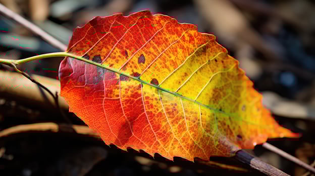 colors leaf close up photo