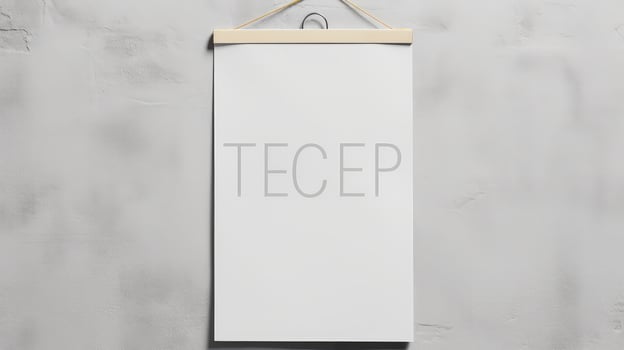 design white poster mockup photo