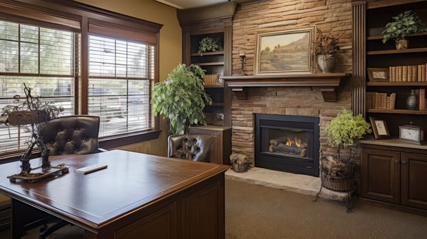 cozy leasing office photo