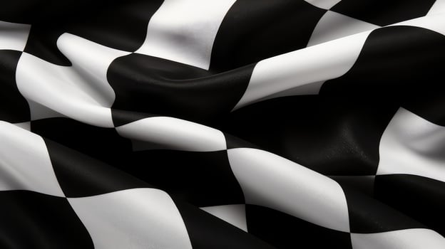 racing black and white checkered pattern photo