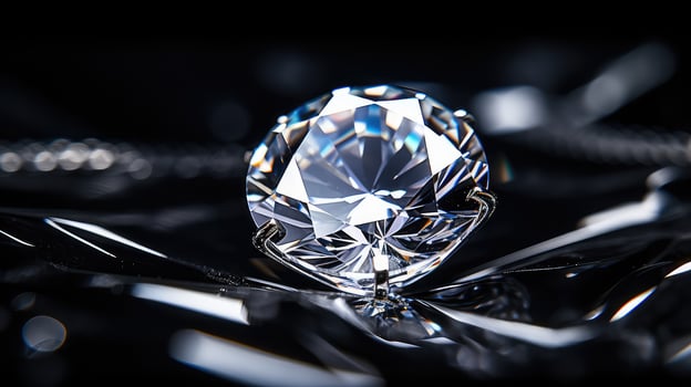 shot diamond metal photo