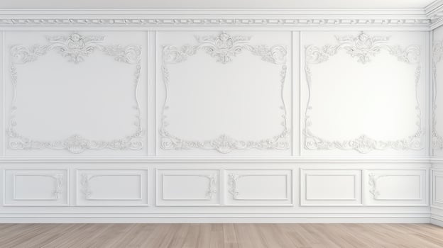 baseboard white wall molding photo