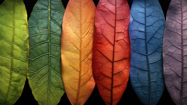 collage abstract leaf texture photo