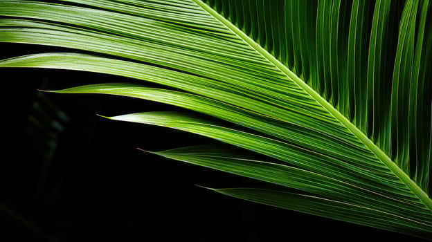 structure palm tree leaf photo