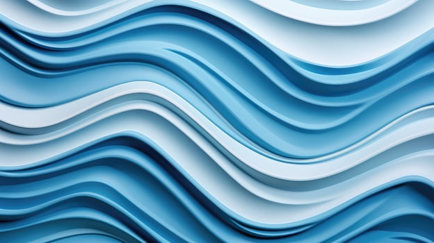 intricate blue wavy lines photo