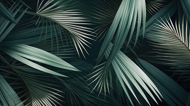 geometric palm leaf graphic photo
