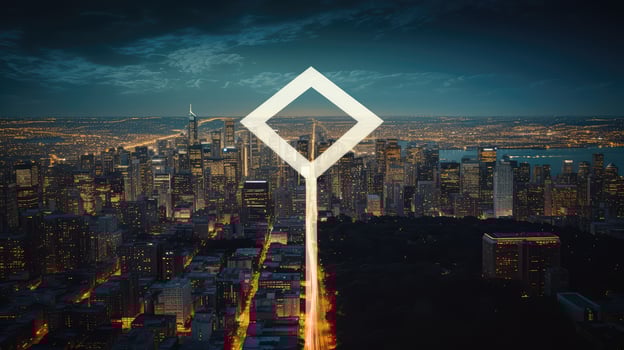 lights white arrow background photo