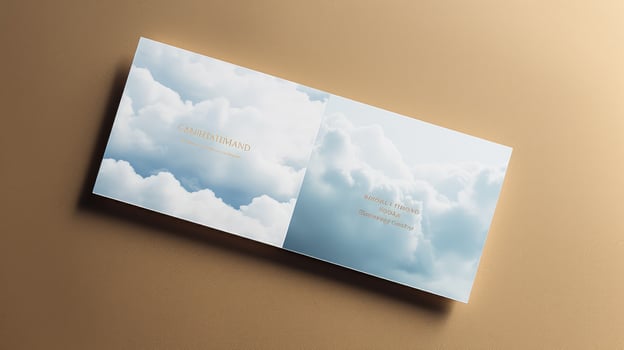 sophisticated business card black gold photo