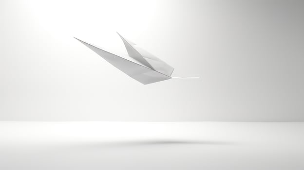 movement paper white background photo
