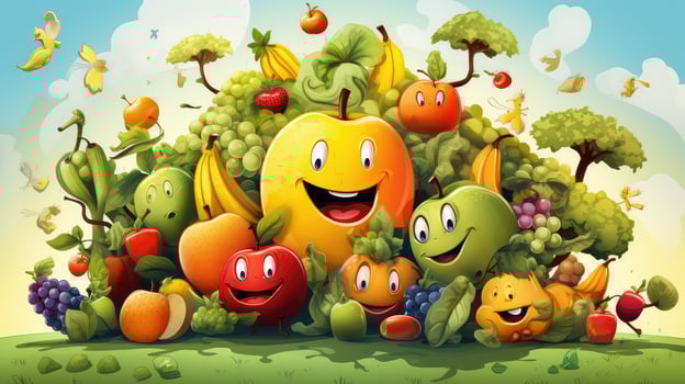 tree cartoon plants photo