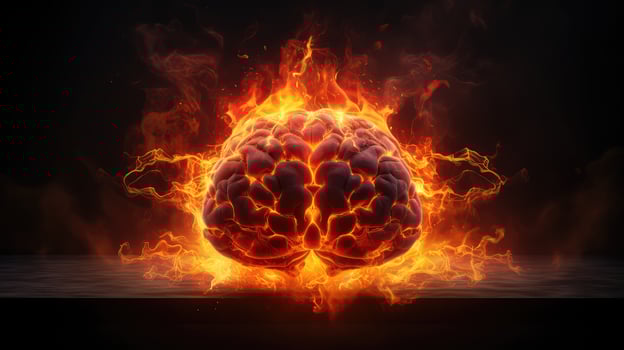 synapses brain fire photo