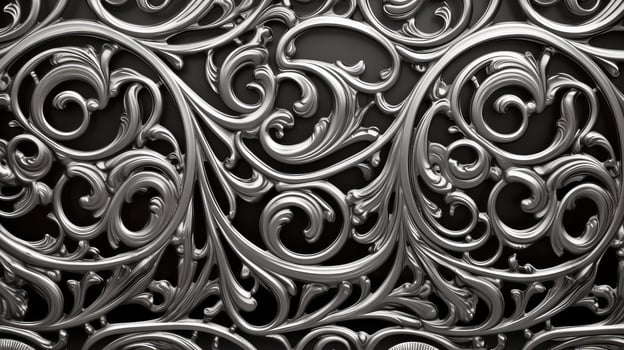 curves pattern metal photo