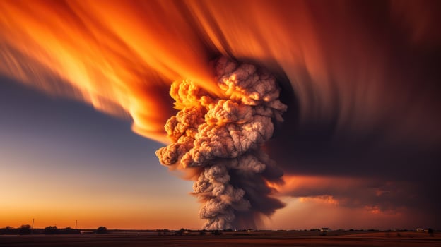smoke fire plume photo