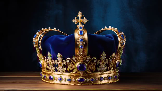 authority gold and royal background photo
