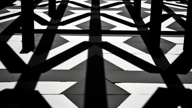 composition cross black and white photo