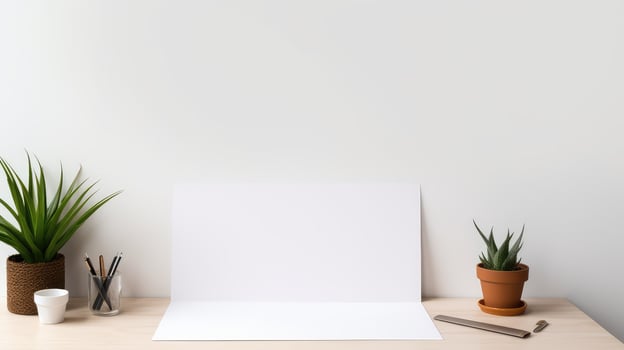 clean desk paper photo