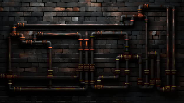 rust art deco black background photo
