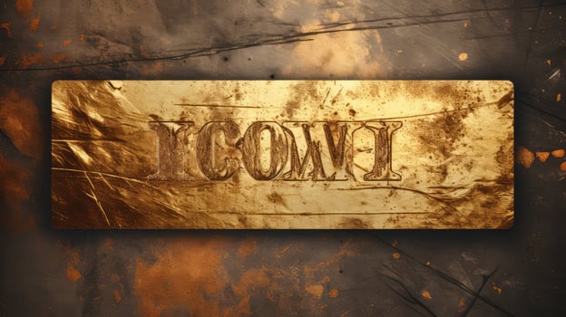 ure text effect gold photo