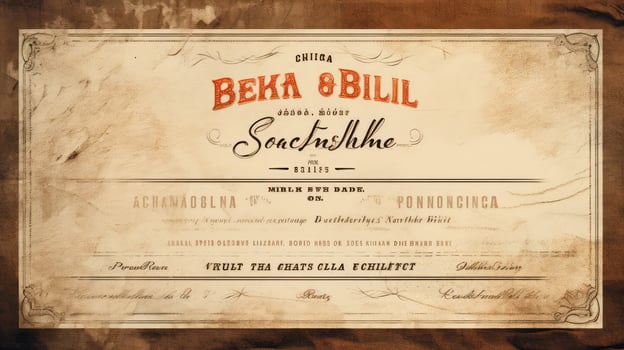 vintage font white photo