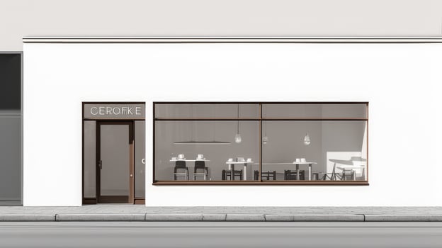 shop coffee outline photo