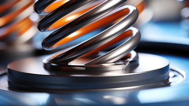 mechanical metal spring photo