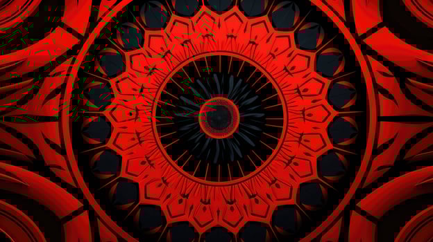 contrast red and black graphic photo