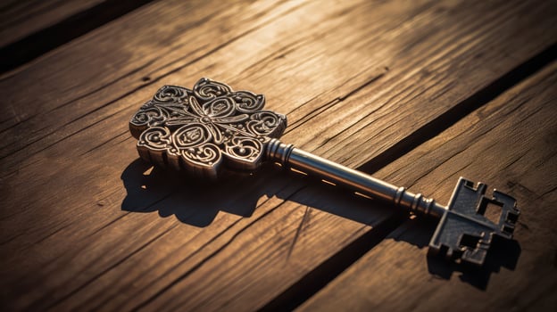 design metal key photo