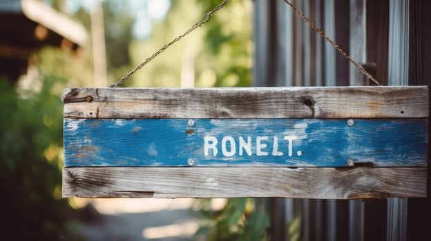 painted blue rustic wood photo