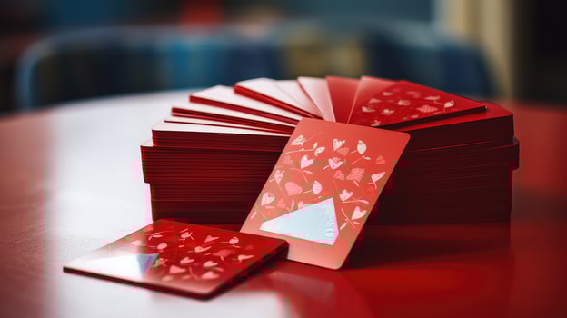 design gift card red photo